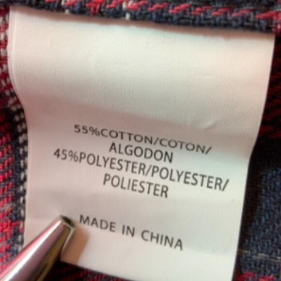 Molokai Surf Co Buffalo Plaid Shirt Men L Long Sleeve Chest Pocket Button Up NWT - Picture 5 of 6